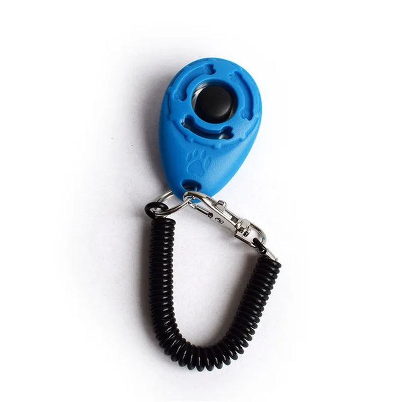 Pet Cat Dog Training Clicker Portable Puppy Correction Instruction Behavioral Clicker Wrist Strap Sound Key Chain Dog Supplies