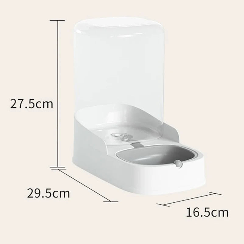 Cat and Dog Feeder Pet Water Dispenser Cat Food Bowl Large Capacity Feeder Water Dispenser Pet Supplies