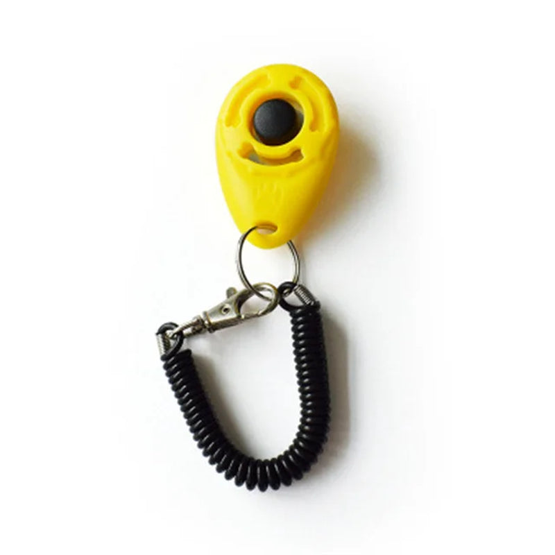 Pet Cat Dog Training Clicker Portable Puppy Correction Instruction Behavioral Clicker Wrist Strap Sound Key Chain Dog Supplies