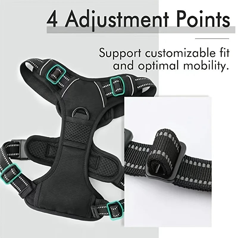 No-Pull Adjustable Dog Harness with Handle