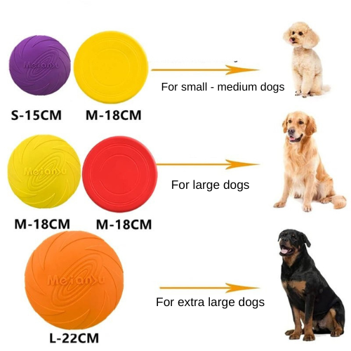 Bite-Resistant Durable Flying Disc Dog Toy