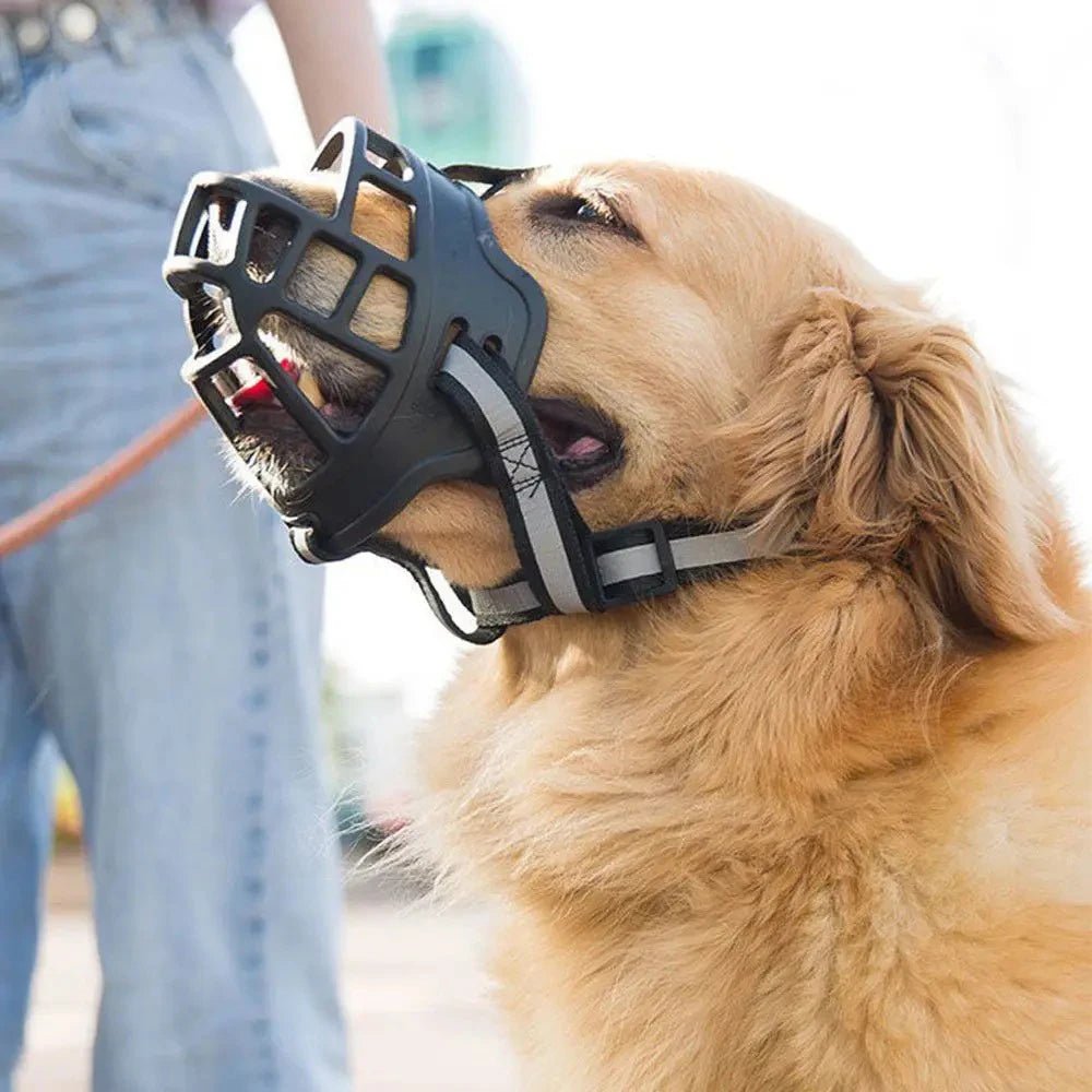 Adjustable Breathable Dog Basket Muzzle - The Urban Paw Company