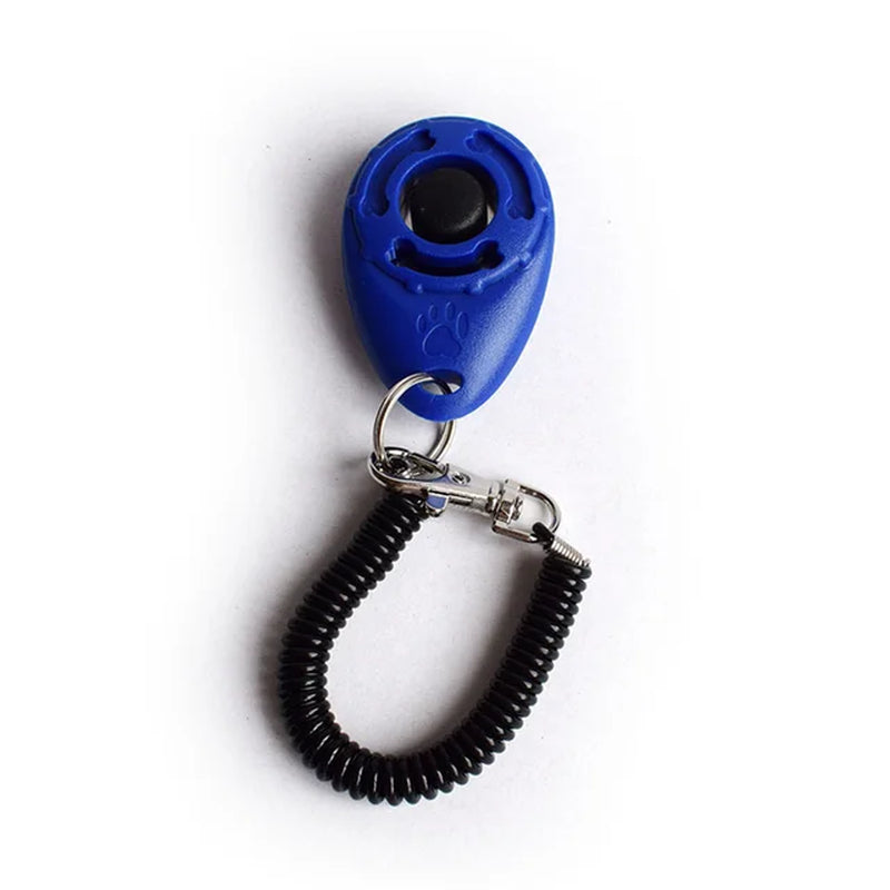 Pet Cat Dog Training Clicker Portable Puppy Correction Instruction Behavioral Clicker Wrist Strap Sound Key Chain Dog Supplies