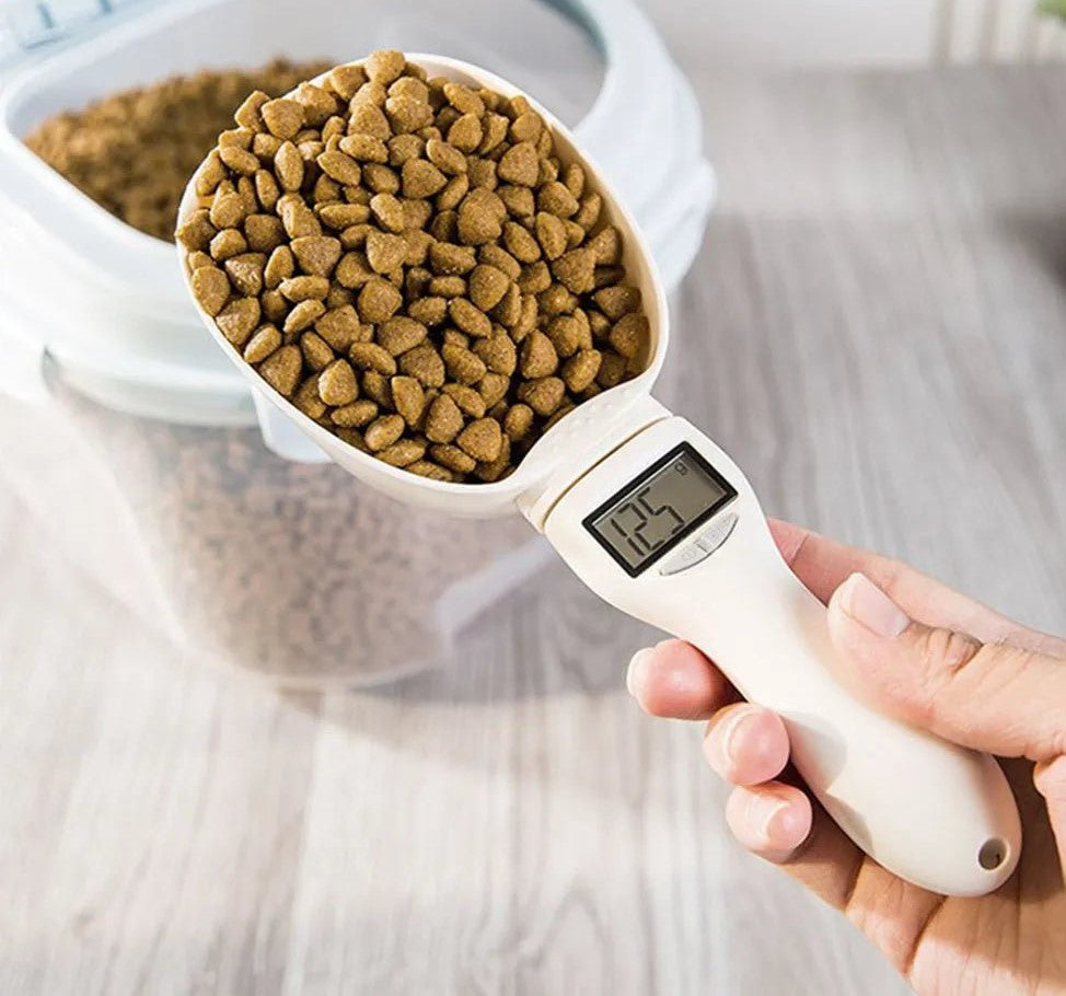 Electronic Pet Food Measuring Scoop